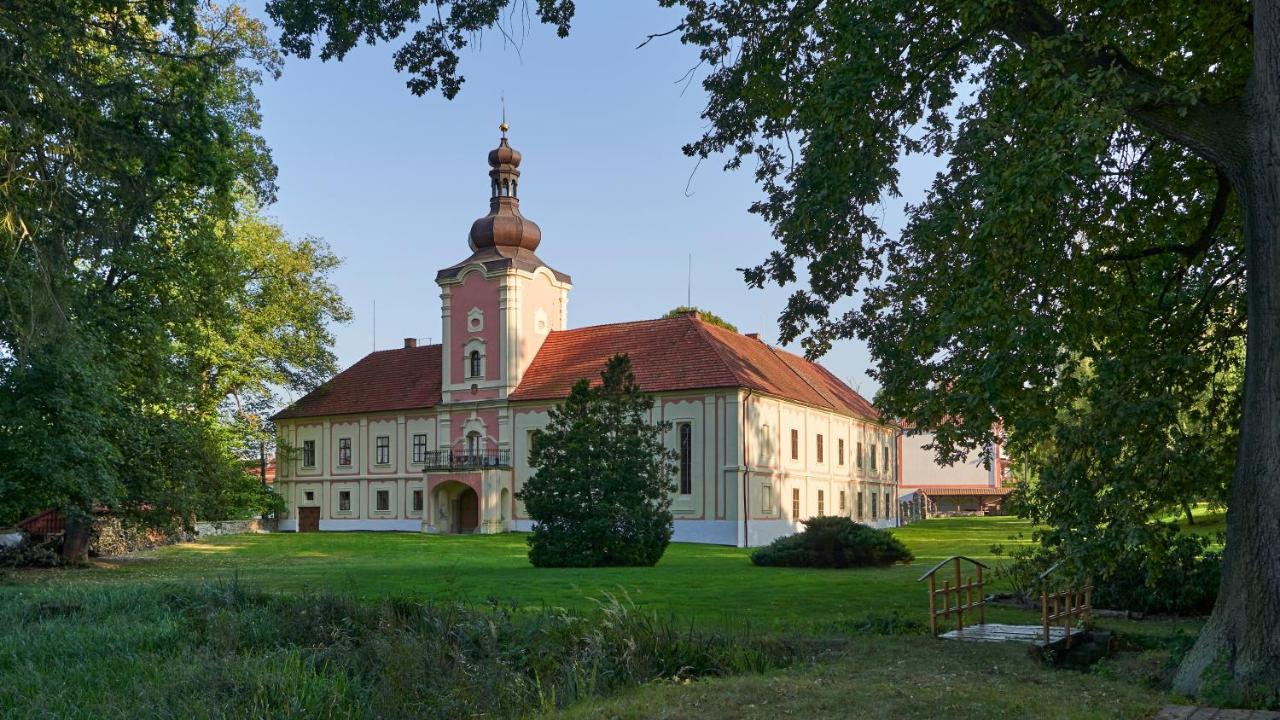 Penzion Zámek Lešany Netvořice Exterior foto