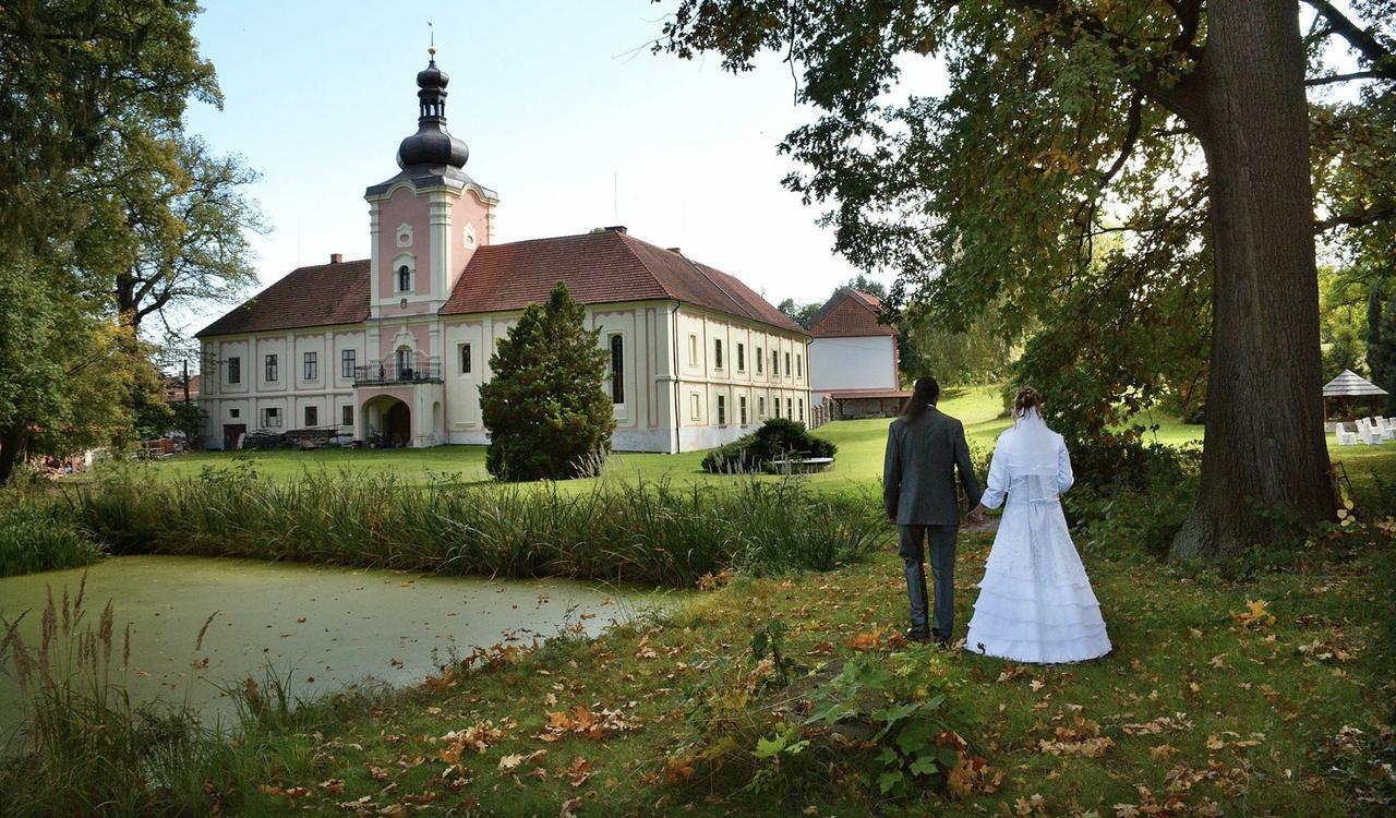 Penzion Zámek Lešany Netvořice Exterior foto